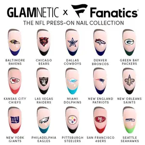 Glamnetic x Fanatics NFL Press-On Nail Collection