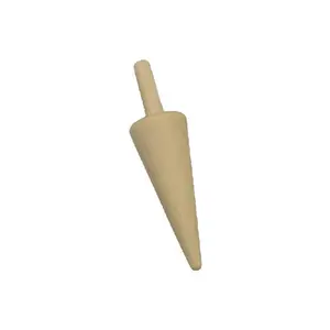 212 MAIN Wooden Krumkake Rolling Pin, 6x1.5 in Cone-Shape Roller for Dessert Baking, Essential Kitchenware Bakeware Utensil