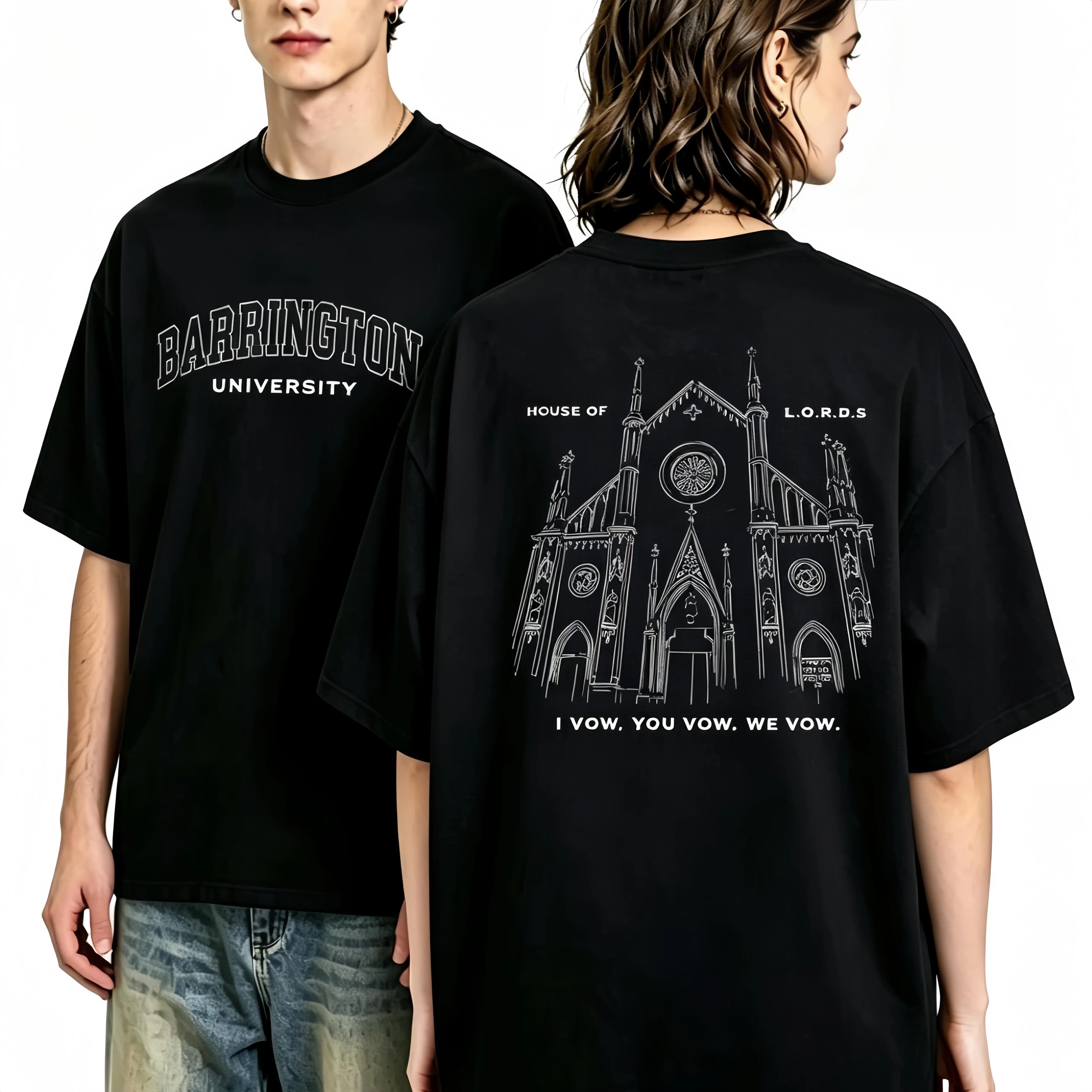 Barrington University T-Shirt The Ritual The Lords Series Merch Dark Romance Spicy Romance Book Lover Gift Unisex Loose Fit 100% Cotton Short Sleeve Tshirt Top Womenswear sohochic sohochic sohochic sohochic sohochic campingessentials