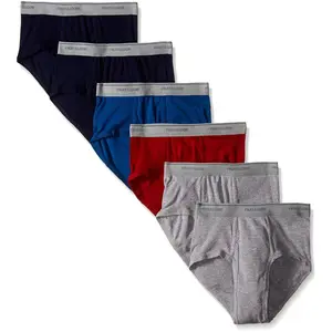 Fruit of the Loom Men`s 6-Pack Assorted Fashion Briefs