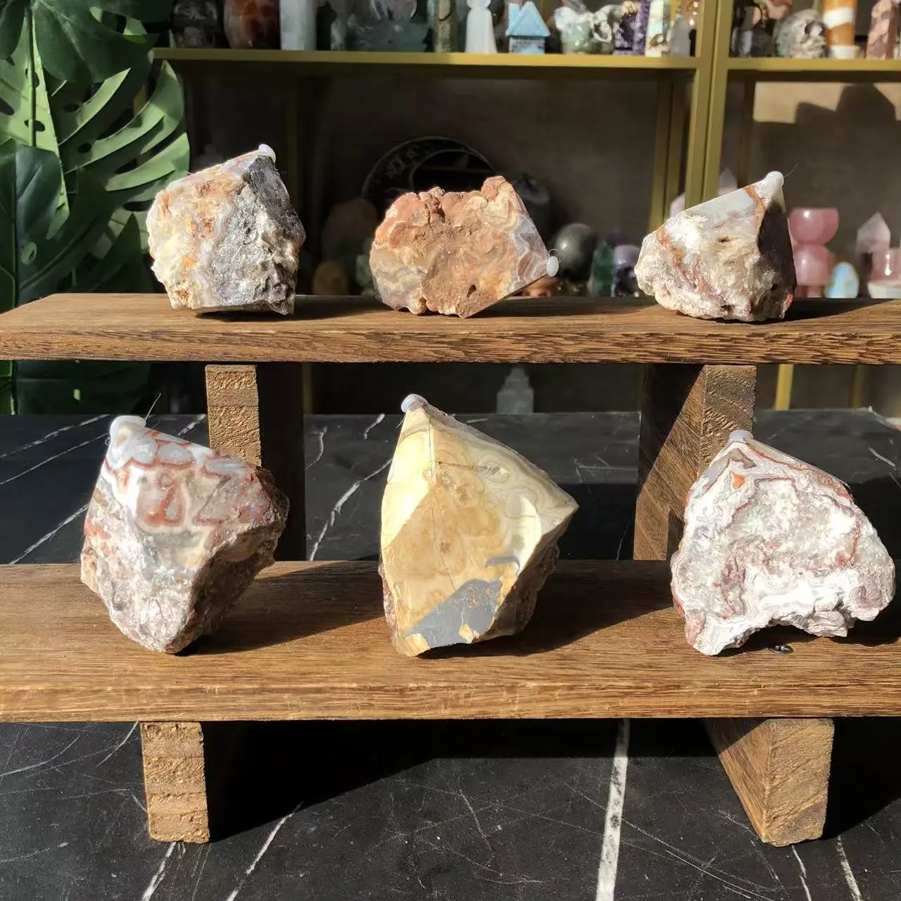 Natural Crystal Mexican agate Collection