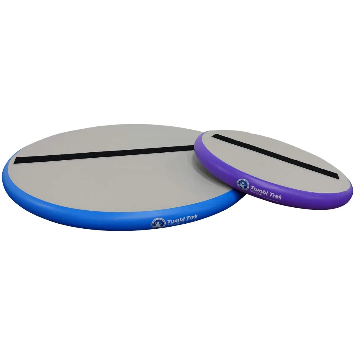 Tumbl Trak 5ft Hot Spot, Circular Gymnastic Training Air Mat, Blue