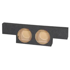 QPower Dual 10" Sub Box for Chevy Silverado 1500, GMC Sierra 1500 HD 04-06