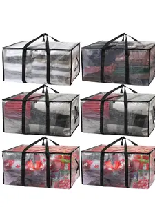 Oversized Moving Bags or StorageBag-Large Moving Boxes with BackpackStraps,Zippers & Handles-Heavy-DutyPacking Bags for Moving, College DormChristmas Decorations