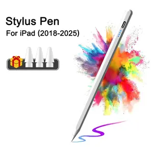 Stylus Pen for iPad,Fast Charge,with palm rejection and tilt sensing function comes 3pcs replacement tibs,For iPad/7/8/9/10/11th,mini 5/6/7th,Air 3/4/5/6/7th,Pro 3/4/5/6th(11"/12.9”)（This model does not support Android tablets and phones）