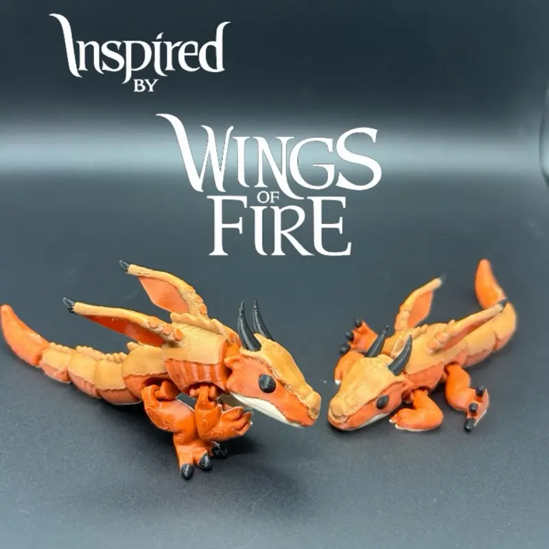 Inspired by Wings of fire articulated mud wing