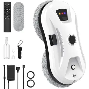 Window Cleaning Robot, Window Cleaner Robot Auto Spray, Automatic Cleaning with Intelligent Path Planning, 5600Pa Suction Power, Edge Detection Technology, Remote Control