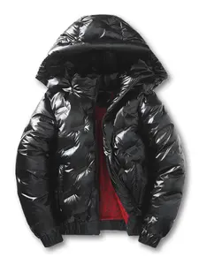 Men's Winter Coat Detachable Hood Waterproof Ski Jacket Warm Parka with Multiple Pockets, Raincoat for Outdoor Sports and Winter Freshness