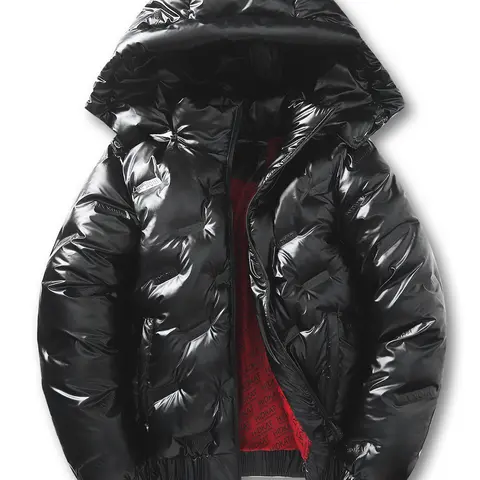 Men's Winter Coat Detachable Hood Waterproof Ski Jacket Warm Parka with Multiple Pockets, Raincoat for Outdoor Sports and Winter Freshness