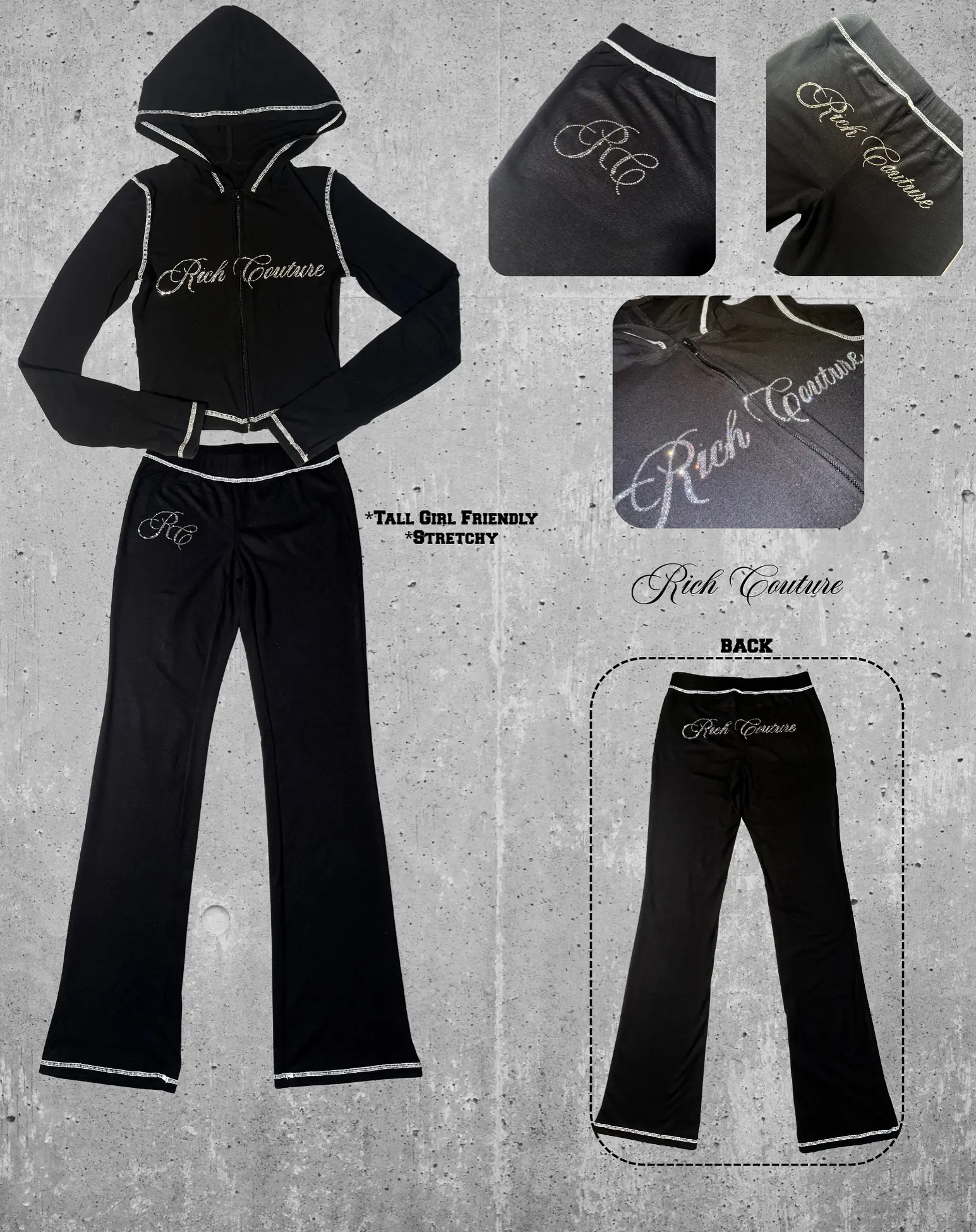Rich Couture Booked & Busy Black Set - Unspecified Product Without Additional Details or Features