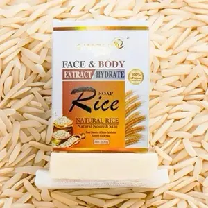 FACE & BODY extract Hydrate - SOAP RICE - Natural Rice - natural nourish skin - Deep Cleaning & Detox Exfoliation Remove Black Head