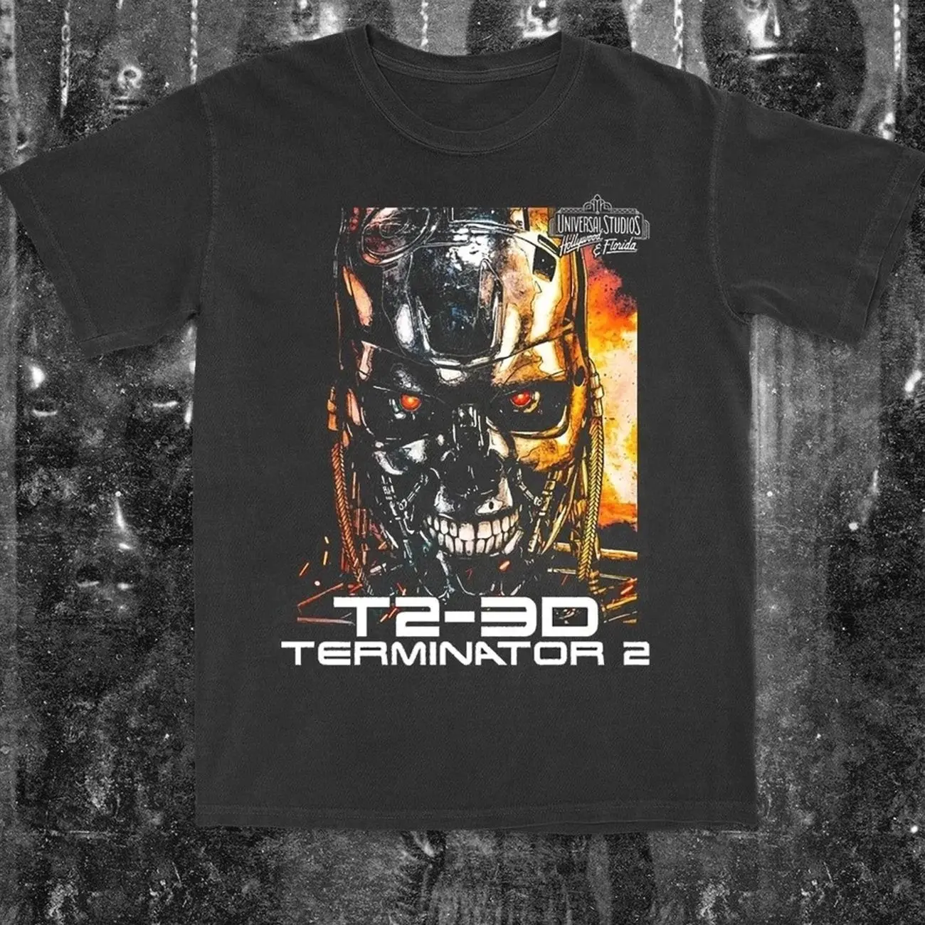Retro Terminator 2 movie graphic Tee Unisex Short Sleeve Shirt S-5XL Y