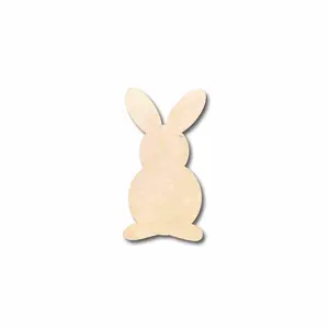 Unfinished Wood Easter Bunny Silhouette - Craft- up to 46" DIY