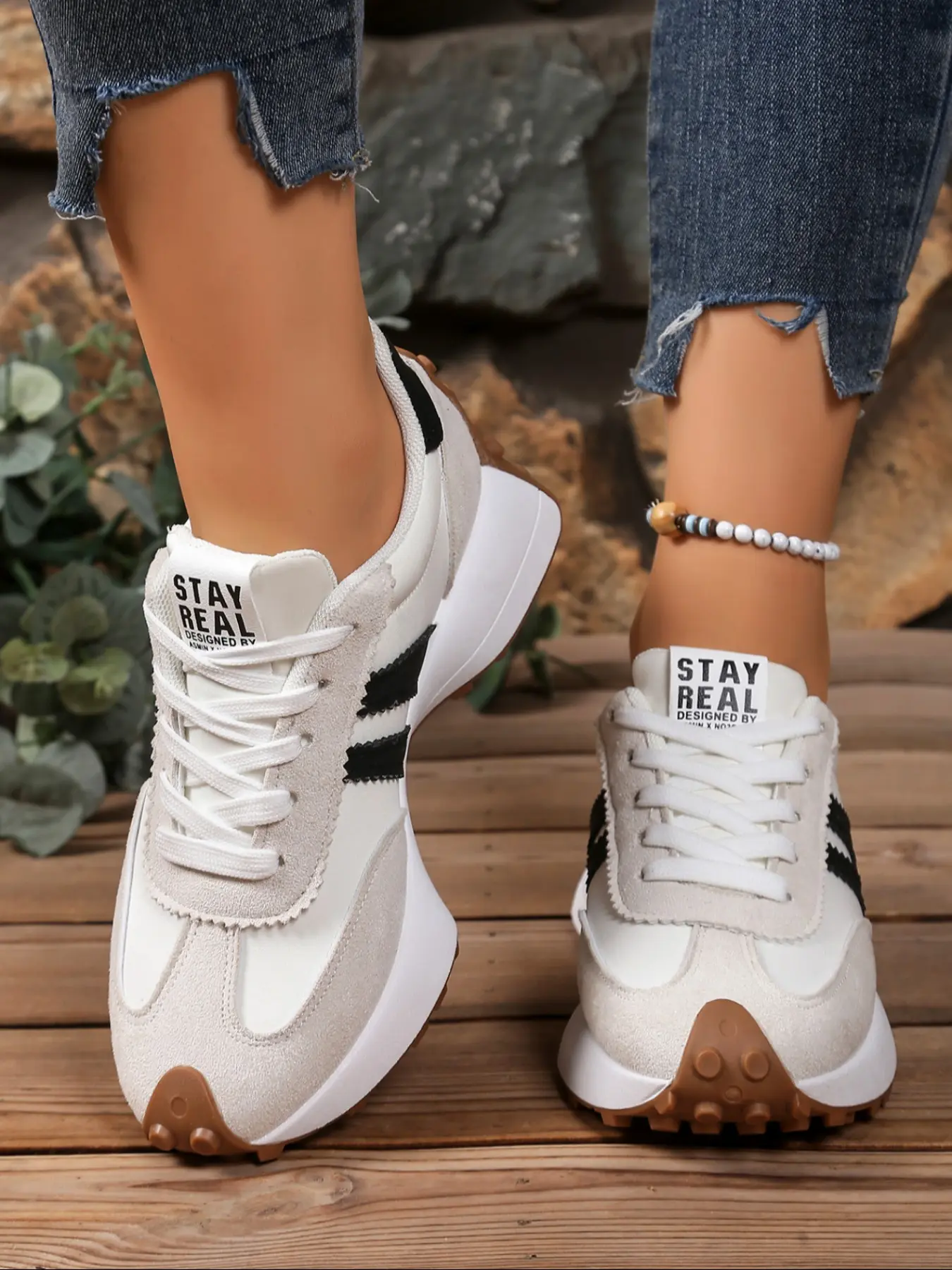 Women's Casual Sports Shoes, 6 Colors Available, Fashion Walking Shoes, Comfortable Daily Wear Design, All-Season Suitable Footwear, Trendy Walking Shoes