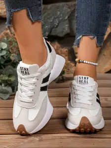 Women's Casual Sports Shoes, 6 Colors Available, Fashion Walking Shoes, Comfortable Daily Wear Design, All-Season Suitable Footwear, Trendy Walking Shoes