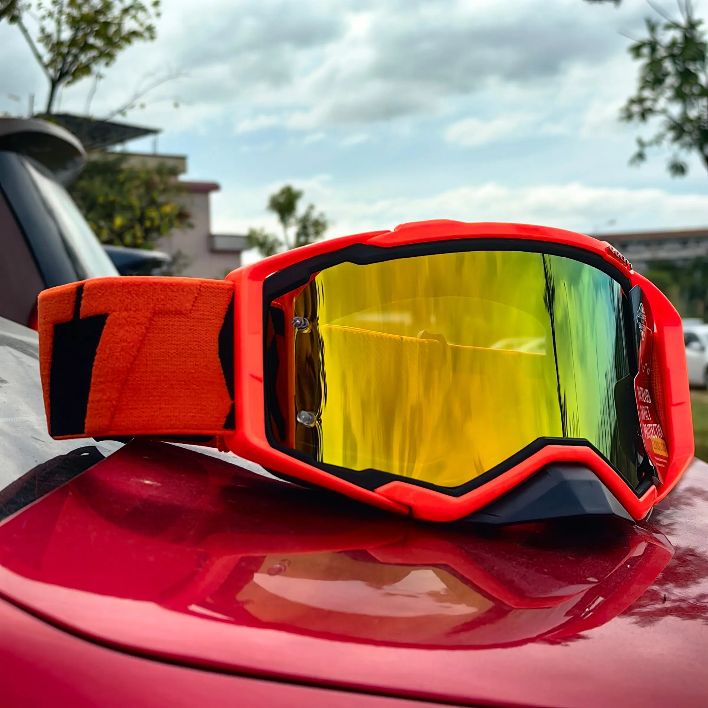 Mx Motorcycle Goggles Motocross Glasses, Off-Road Sunglasses for Men, MTB Atv Mask, Windproof Protection, Protective Gear, Cycling Racing Gear, Dirtbike Gear, Outdoor Riding Goggles, Dirt Bike Goggles, Motobike Riders Gear