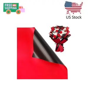 20 Sheets Double Sided Flower Wrapping Paper Waterproof Fresh Flower