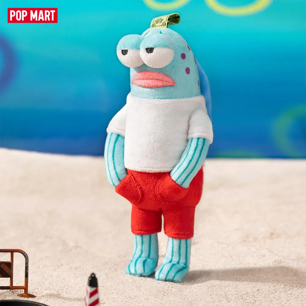 POP MART Bikini Bottom Buddies - Whimsical Plush Blind Box, Collectible Toys,summerwins