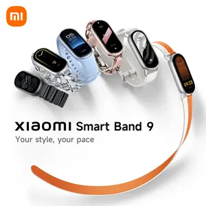 Smart Band 9 Global Version  1.62" Amoled Display | up to 21 Days of Battery Life | Over 150 Workout Modes - Wearable Bluetooth Alloy Aluminium Watches Android Charging Screen