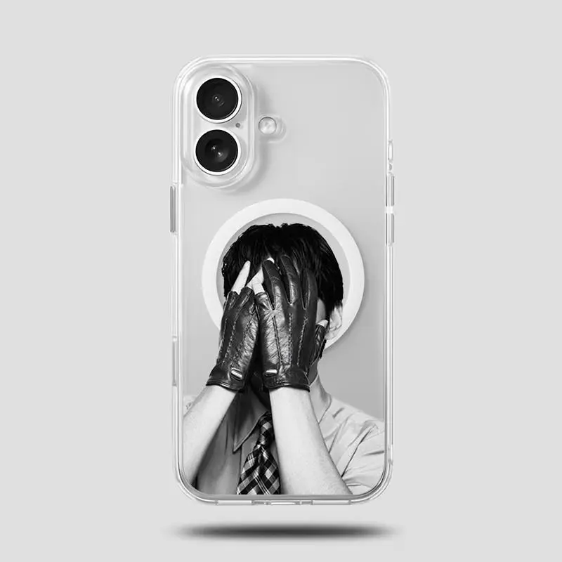 Retro-Style Phone Case - "We Are Back" Magnetic Protective Cover. Featuring a vintage black-and-white aesthetic and artistic boy band design, this K-Pop concert-themed merchandise is crafted exclusively for ARMY.iPhone 16 Pro Max, 15, 14, 13 + Samsung S25