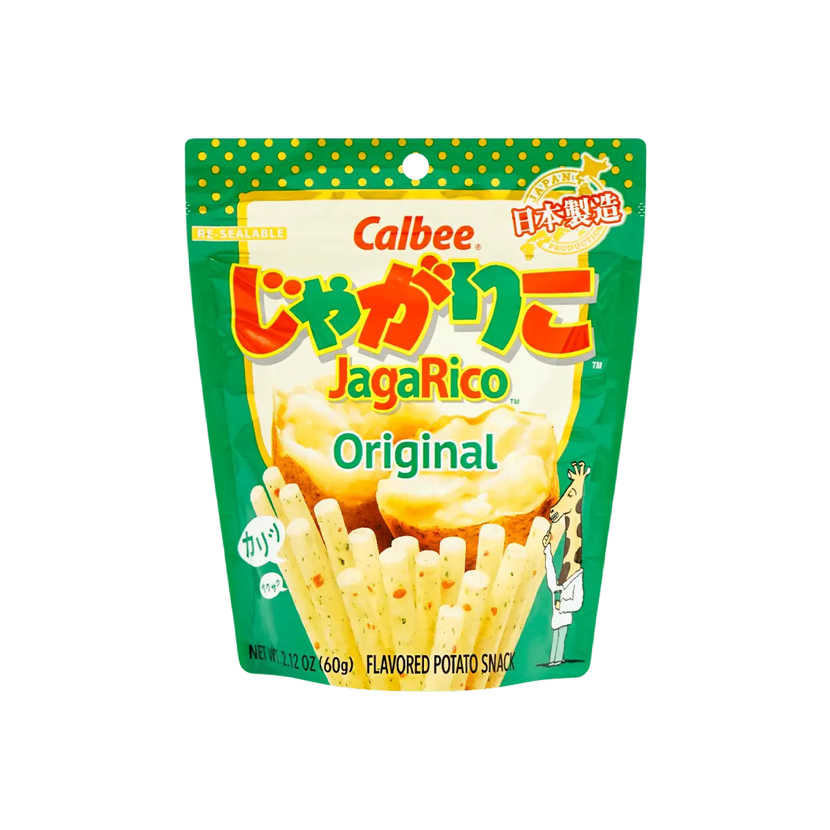CALBEE CALBEE JagaRico Potato Sticks Original Flavor, 2.12oz