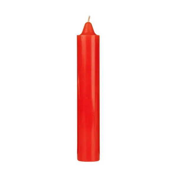 Orange Jumbo Candle, 9''
