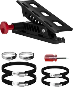 Adjustable Fire Extinguisher Mount, Easy Install on Roll Bar/ Cage Fire Extinguisher Holder, Quick Release Mounting Bracket for   JT TJ JKU JK JL UTV Cam-Am X3 Polaris RZR Ranger