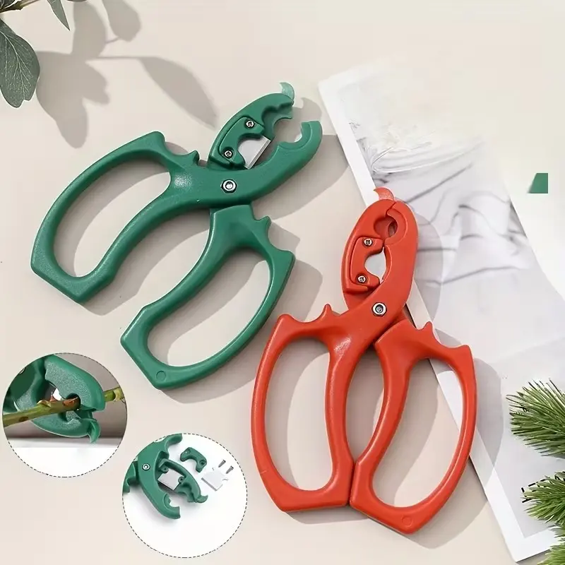 2-Piece Floral Scissors Set, Stainless Steel Gardening Shears, Rose Pruning Clippers, Ideal for Flower Shops, Durable Garden Tools, Handle, Cutting