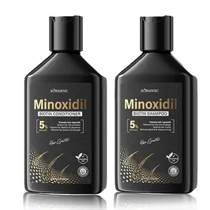 Biotin shampoo&conditioner, containing 5% minoxidil, effectively stimulates the scalp, promotes hair growth, suitable for people with alopecia , persist in use natural treatment