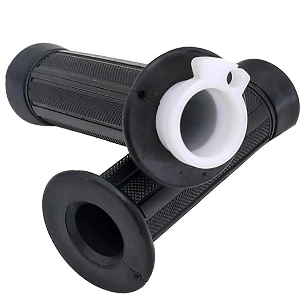 A Pair 22mm Twist Throttle Handlebar Grip DC 12V Handle Hand Grips for Motorized Bicycle Push Bike ATV UTV Go Kart Quad Moped Scooter Dirt Pit Bike 47cc 49cc 66cc 80cc