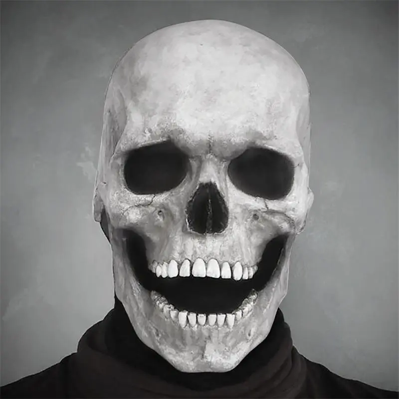 Adult Latex Leaking Forehead Skull Mask - Realistic Detail, Travel Size, Scream Design, Funny Comedy Hat, Halloween Scary Party Supplies, Prank Props, Party Favor Accessory 433838, Portable, Halloween Mask