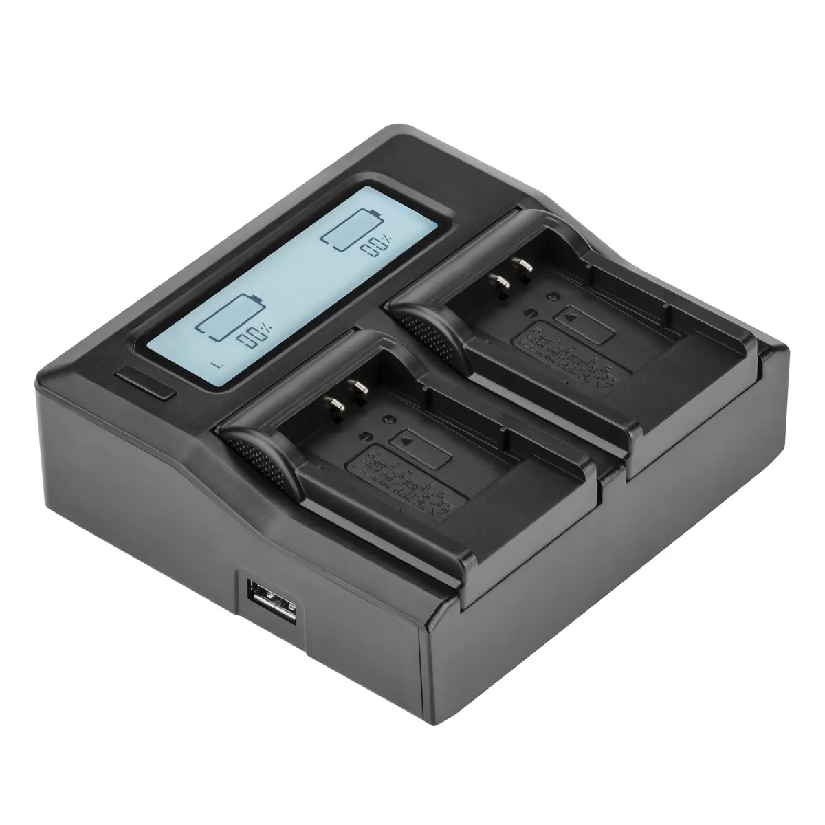 Green Extreme Dual Slot Camera Charger with LCD Display, Fast Charging for Nikon EN-EL11