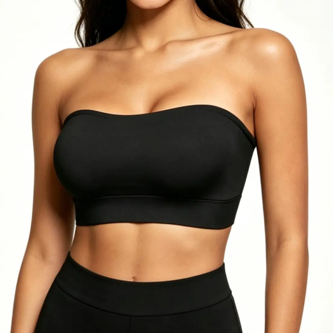 Women Non-Slip Bandeau Bras With Comfortable Strapless Bra Seamless Wireless Tube Top Soft Wireless Bra Womenswear
