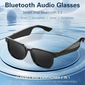 Smart Bluetooth glasses Sunglasses that can listen to music These glasses can make calls UV-proof even in winter