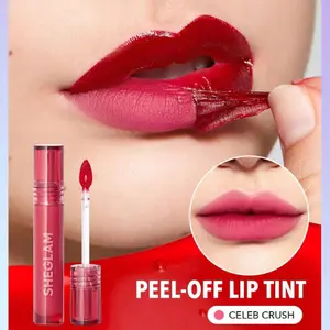 SHEGLAM Peel Talk Lip Tint - Tongue Twister Long-Lasting Waterproof Liquid Lipstick - Lipliner, Eyeliner