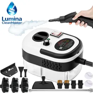 Pressurized Handheld Multi-Function Multi-Surface Natural Steam Cleaner with 14 Accessories, Powerful Chemical-Free Steam Cleaner, Suitable for Home and Cars,Cleaning Washing Machines, Air Conditioners,Kitchens, Summer Appliance Cleaning Tool. Home Use.