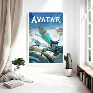 Modern Home Decor: Avatar 3 Canvas: Ready-to-Frame Rolled Movie Poster Art.