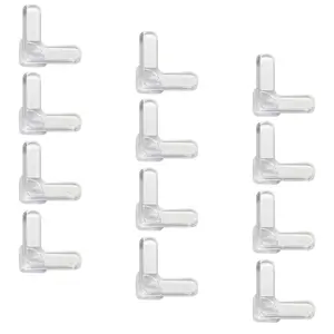 12 Counts Safety Corner Protectors Guards,Transparent Soft Table Corner Protectors for Child Proofing Furnishings, Kids Safety Edge Bumpers Against Dangerous Corners, Table Guard