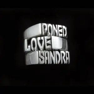 Personalized Name, Initial Ring Hand Carved In Solid Sterling Silver 925 Handmade To Order