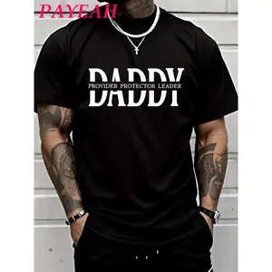 PAYEAH Daddy Husband Protector Hero Father's Day T-Shirt (Single Piece)100% Cotton 220g Heavy Cotton T Shirt