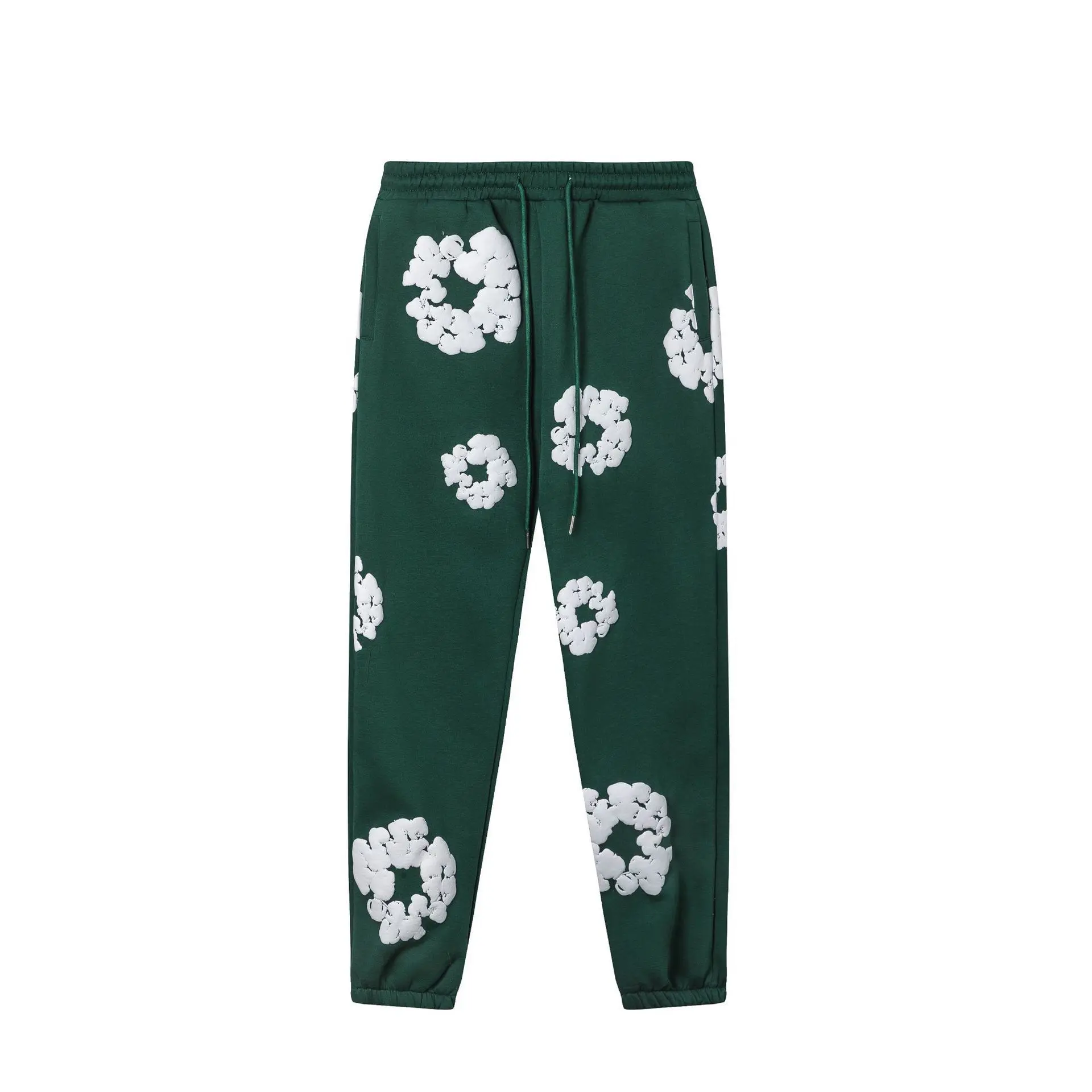 Foam dark green pants��White flower wrea