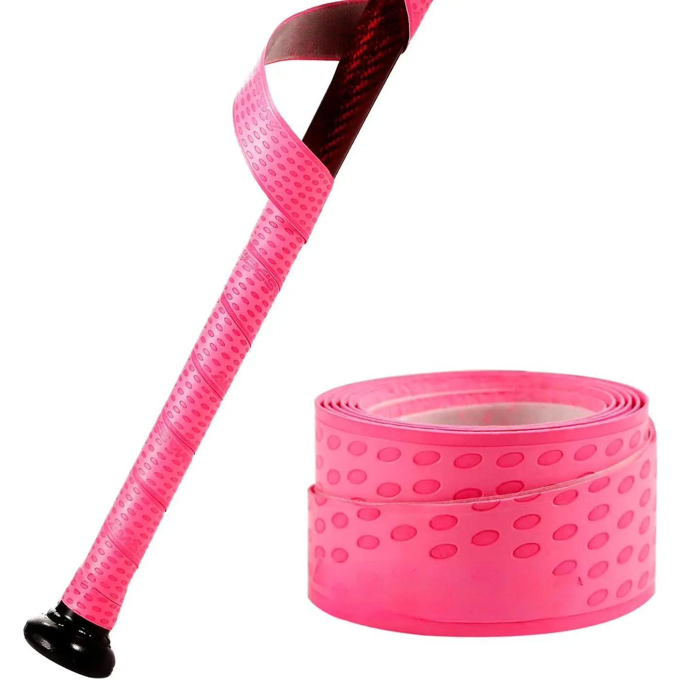 Bat Wrap Tape, 1.1mm Textured Non-Slip Grip for Baseball and Softball Bats, Cushioned Batting Handle Overgrip, Baseball Bat Tape