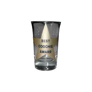 BEST COOCHIE AWARD shot glass BEST COOCHIE AWARD shot glass