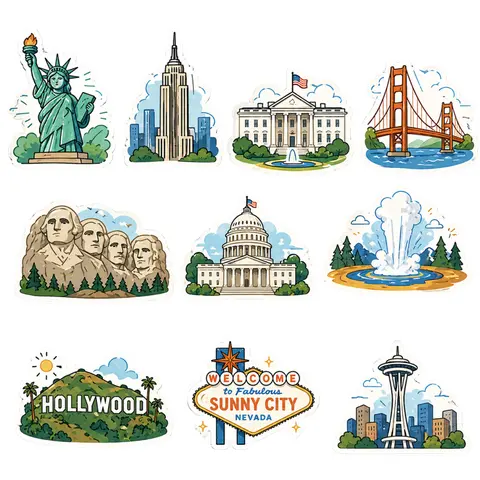 Landmark Area Element Stickers