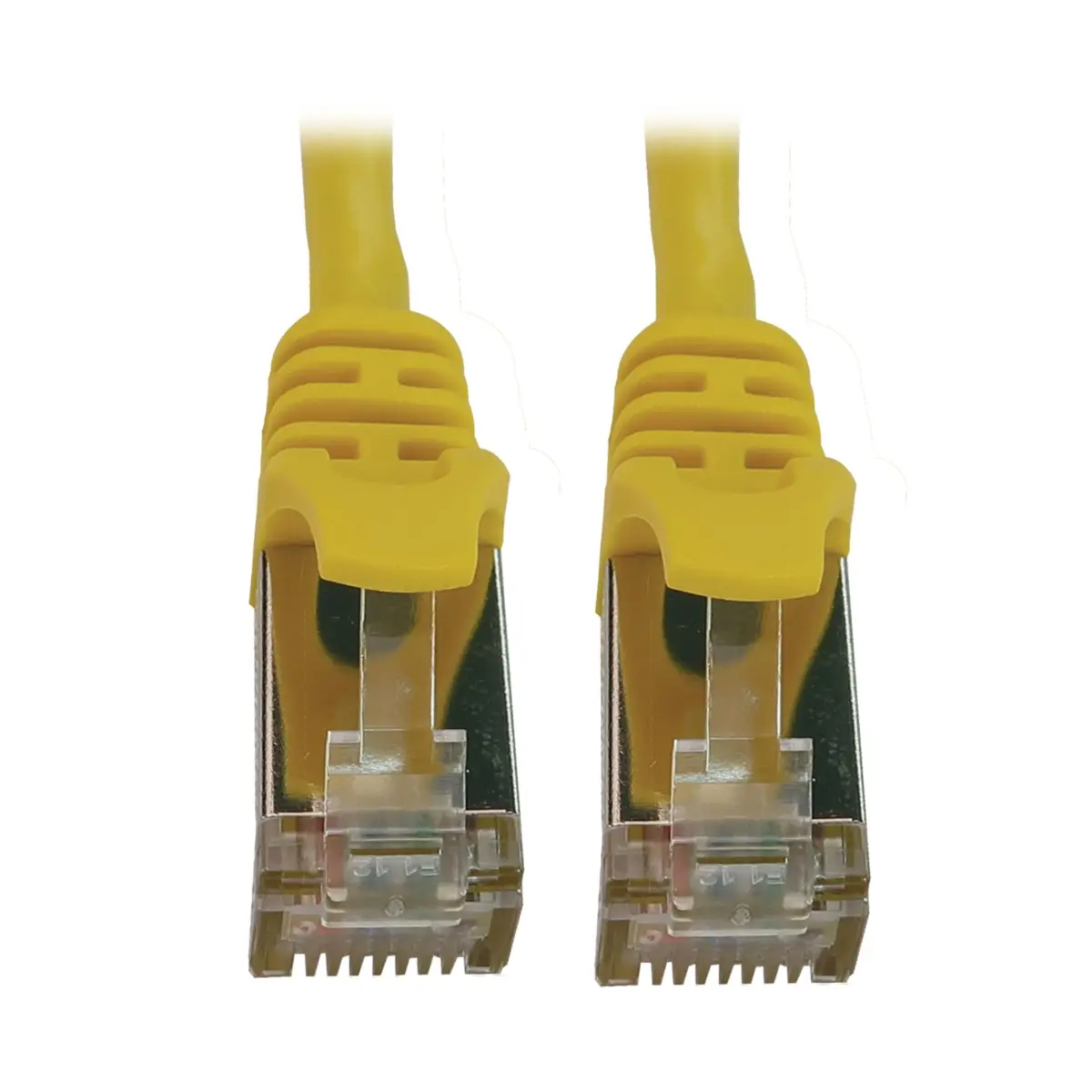 Tripp Lite N262-S10-YW 10 ft. Slim Cat6a 10G Snagless Shielded STP Ethernet Cable with PoE Support, 10G Snagless Shielded Slim Stp Ethernet Cable