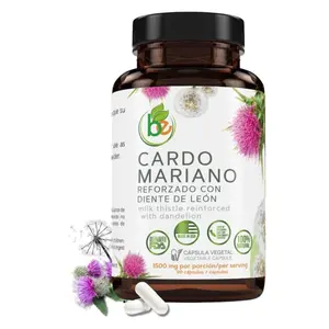 VIRAL Best Seller Cardo Mariano, diente Leon (Milk Thistle Reinforced with Milk Thistle) 90 Vegetable Capsule 1500 mg per Serving,Root Liver Health Support,100% Natural Healthcare