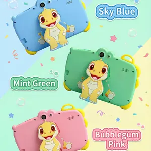 7-inch children's tablet Android, dual cameras, supports WiFi and Bluetooth, shockproof protective case, parental control, ideal gift, touchscreen tablet