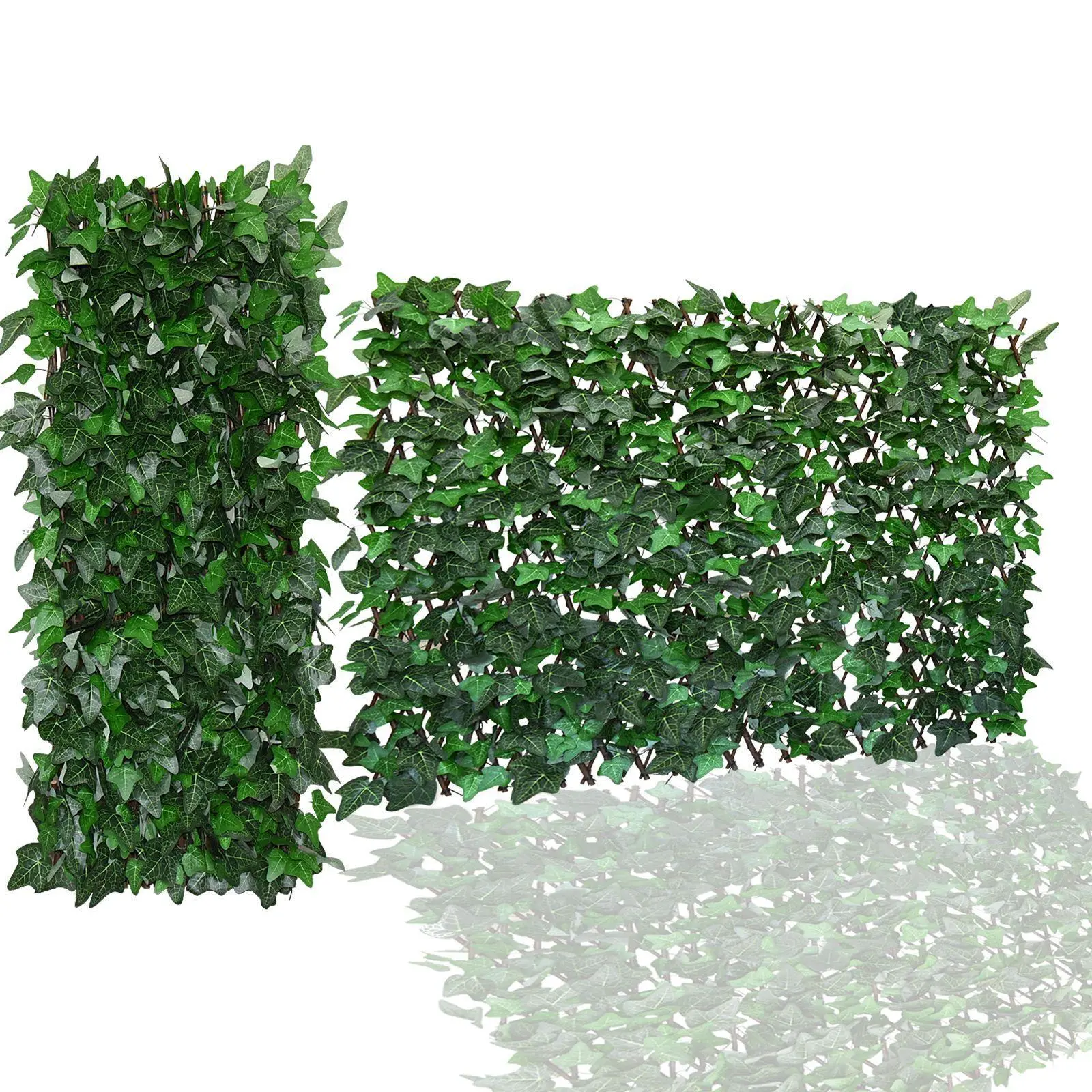 【SummerVibes】Expandable Fence Privacy Screen for Balcony Patio Outdoor,Decorative Faux Ivy Fencing Panel,Artificial