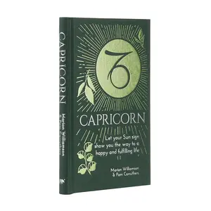 Capricorn Horoscope Book - Arcturus Astrology Library Gift Edition with Sun Sign, Moon Sign Guidance for Happy Fulfilling Life, Career, Travel, Personality, Relationships Insights