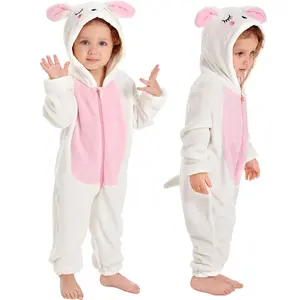 Baby Hooded Romper Boys Girls Halloween One Piece Lamb Cosplay Costume Kids Outfit Animal Jumpsuit